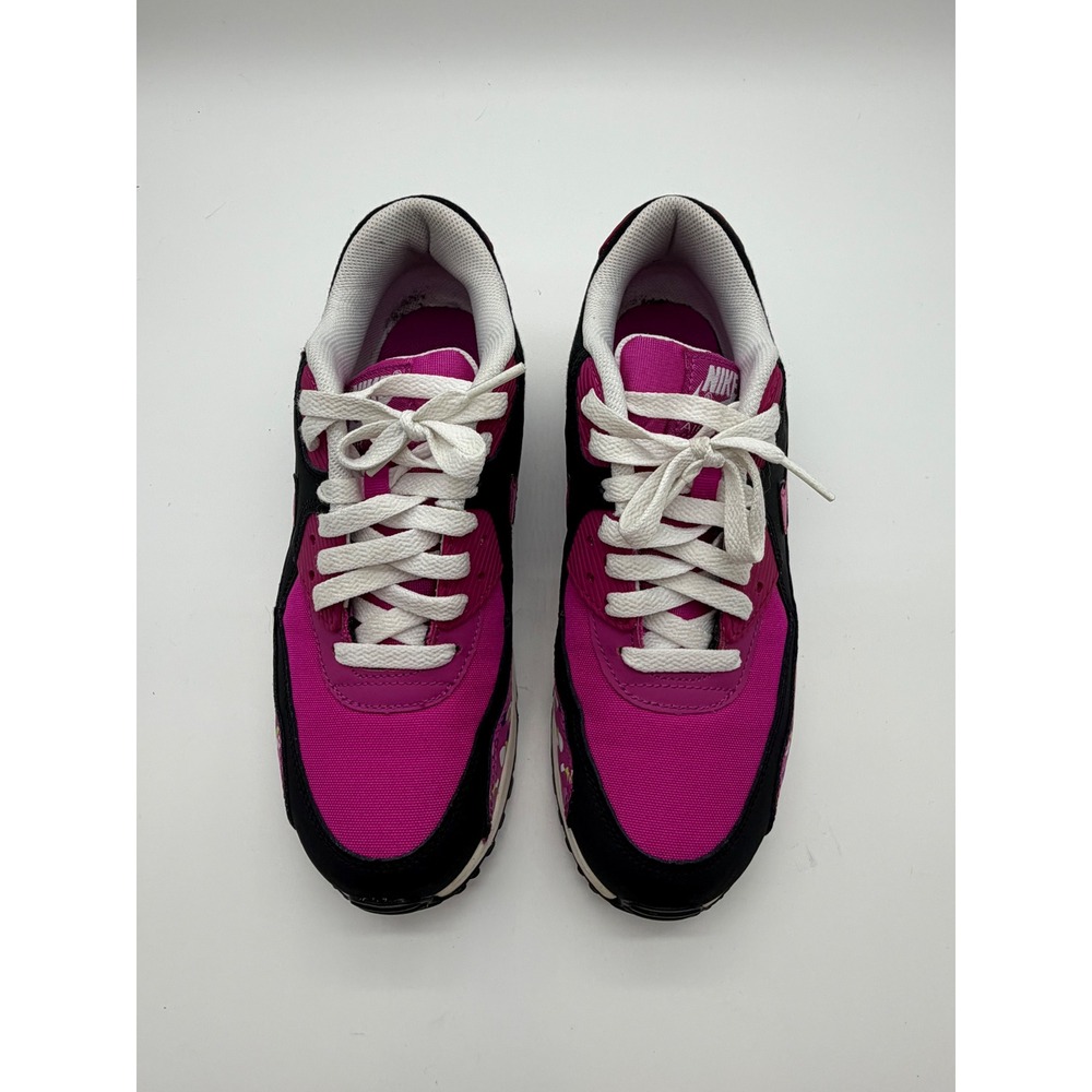 Nike Air Max 90 GS Fuschia Confetti Sneakers Size 7Y/8.5 Women's - Picture 3 of 9